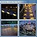 yeeplant 32-Piece Solar Led Deck Lights, Waterproof Ip65 Outdoor Stair Lights, Includes Mounting Tools, Perfect for Patios, Yards, and Fences