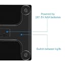 FitsureX Active body Weighing scale, LCD display, Weight Machine, 180 Kg, Tempered Glass Platform, Ideal for Home Use gallery image