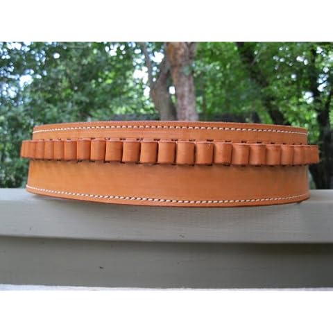 Shotgun Lilli Western Gun Belt - 22 Caliber - Natural - 44" Cover