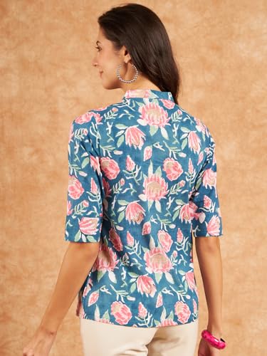 Image of Modeve Women Cotton Top for Summer