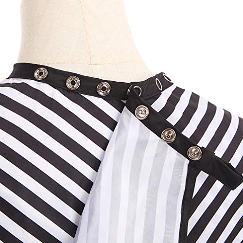 Capa de corte de cabelo Lurrose Avental profissional de cabelo à prova d'água Cortado de cabelo Cap