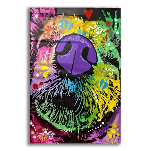 Epic Art 'Snoozling Snoot' by Dean Russo Acrylic Glass Wall Art, 24