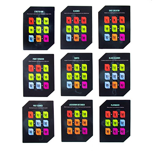 Hot Shots Basketball Drill Cards | 64 Waterproof Plastic Cards | Includes 45 Guided Drills, 9 Archetype Workouts, 5 Games, & 5 Info Cards | Great For Skills Training & Coaching In Youth & Adult Sports #TOP4