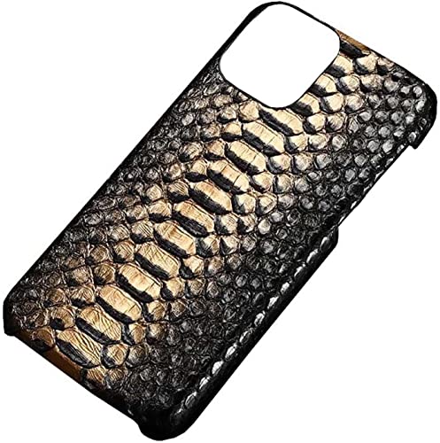 Coque iPhone 13 Mini antichoc respirante en cuir python contre rayures et chutes F