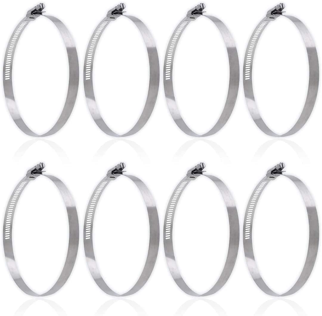 Collier de serrage pour sèche-linge et radiateur de 7,6 cm lot de 8