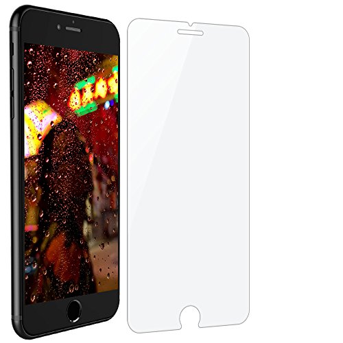 iSPECLE iPhone 8 Plus Screen Protector, Easy to Install iPhone 7 Plus Glass Protector Scratch Proof 9H Hardness High Definition Ultra Clear with 3D Touch Anti Bubble for iPhone 8 Plus 7 Plus 5.5 Inch
