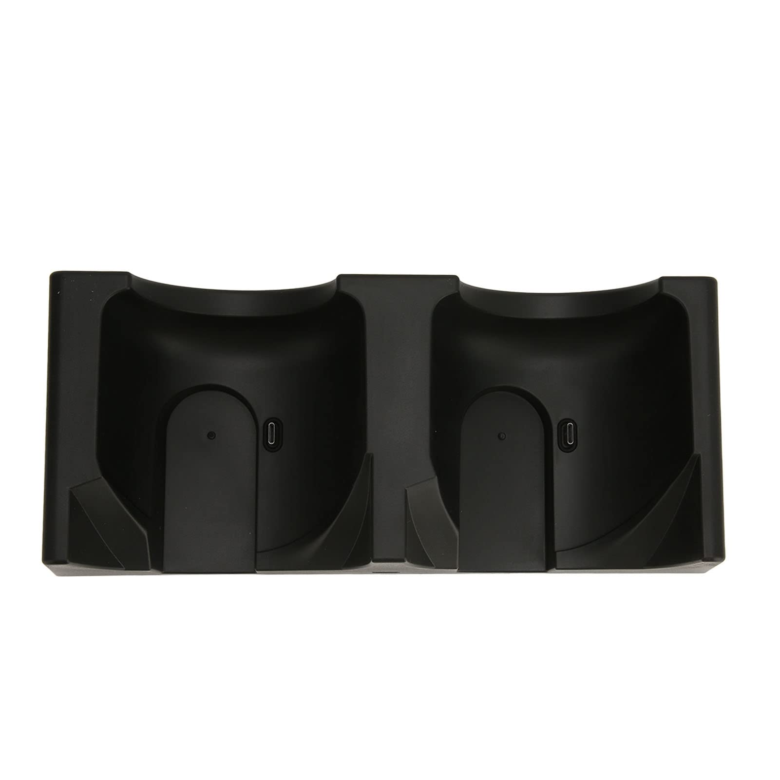 Station de Charge Double VR pour 2, Station de Charge sans Fil pour VR avec Charge Rapide USB-C et indicateur LED, Base de Charge compacte en ABS pour Deux Casques