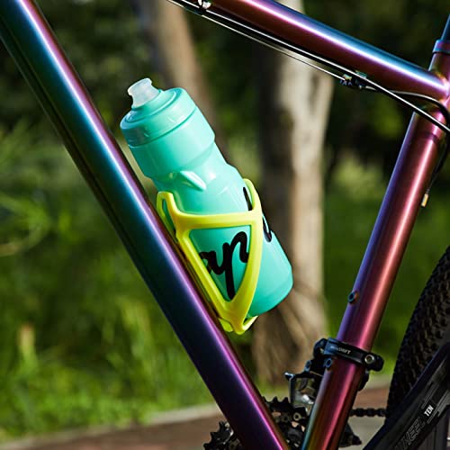 Corki Cycles Bike Water Bottle Holder, Lightweight Bicycle Water Bottle Cage For Road Bikes & Mountain Bikes - Yellow - 2Pack #TOP2