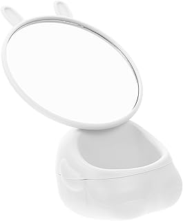 360-Degree Rotating Table Makeup Mirror High Definition Household Vanity Mirror for Easy Makeup Application Aesthetic Desk Decor