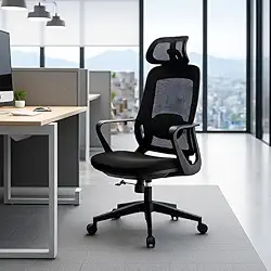 Cadeira Escritório Presidente Ergonomica Ergopro One Nr17 Cor Preto