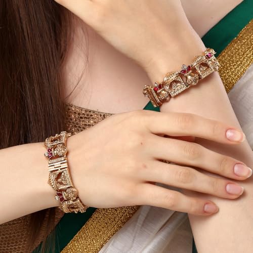 Image of Shining Diva Fashion Bangles for Women Girls Set of 2 Traditional Stylish Design