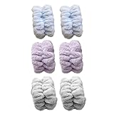 サンパーシー 吸水リストバンド 6個セット マイクロファイバー 洗顔 吊り下げ用ループ付き (Bセット)