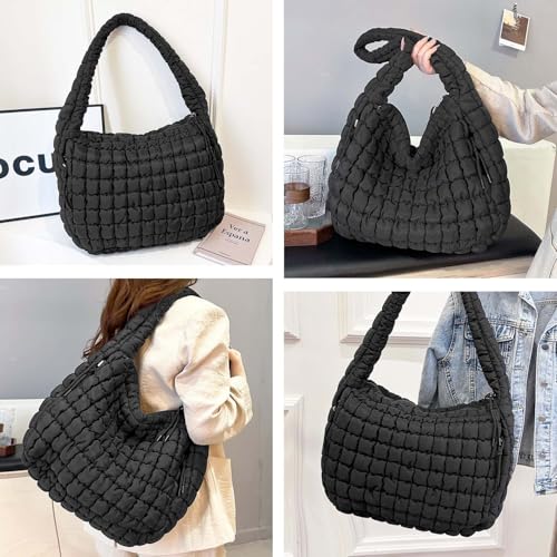 Bolso tipo Tote acolchado ligero para hombro miniatura 2