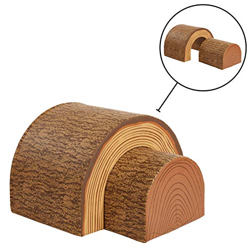 ECR4Kids SoftZone Tree Tunnel - Foam Climber for Kids - Includes Tunnel and Stool
