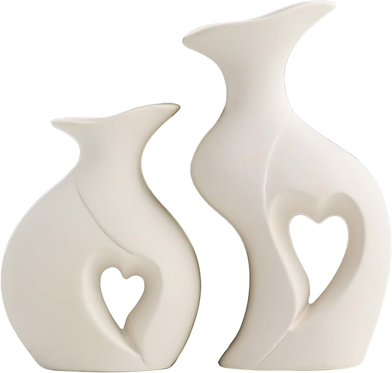 Vases for Centerpieces | Modern Aesthetic Ceramic Home Decor | Romantic Floral Vase Table Centerpieces,for Bedroom Living Dining Room Kitchen Office Farmhouse Wedding Birthday Valentines Day