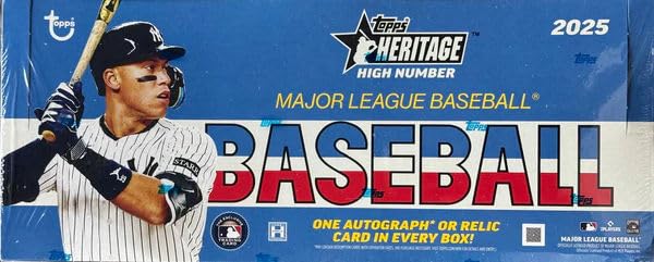 Amazon.com: 2025 Topps Heritage High Number Baseball HOBBY box (24