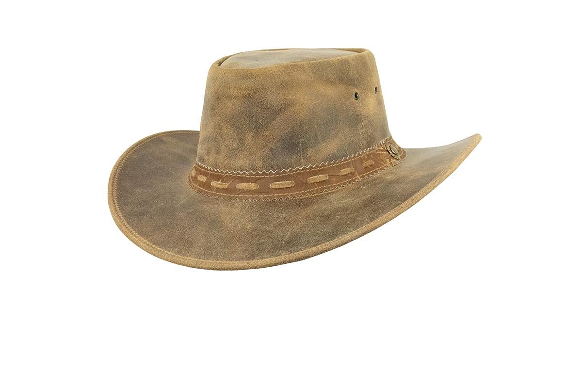 Kangaroo Leren Hoed by Jacaru - € 79,00
