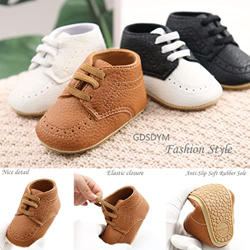 Baby Boys Girls Shoes Soft Sole Infant Moccasins Newborn Oxford Loafers Anti-Slip Toddler Wedding Uniform Dress Shoes, Perfect For Baptism/Crawling/Wedding #TOP5