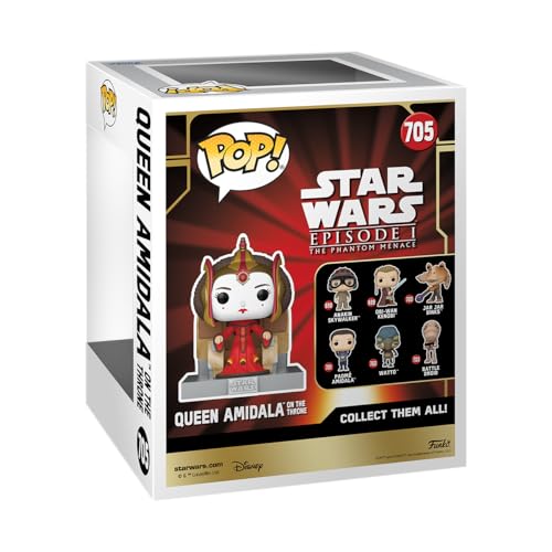 Figurine Funko Pop Deluxe Star Wars Queen Amidala on the Throne Neuf - vue 6