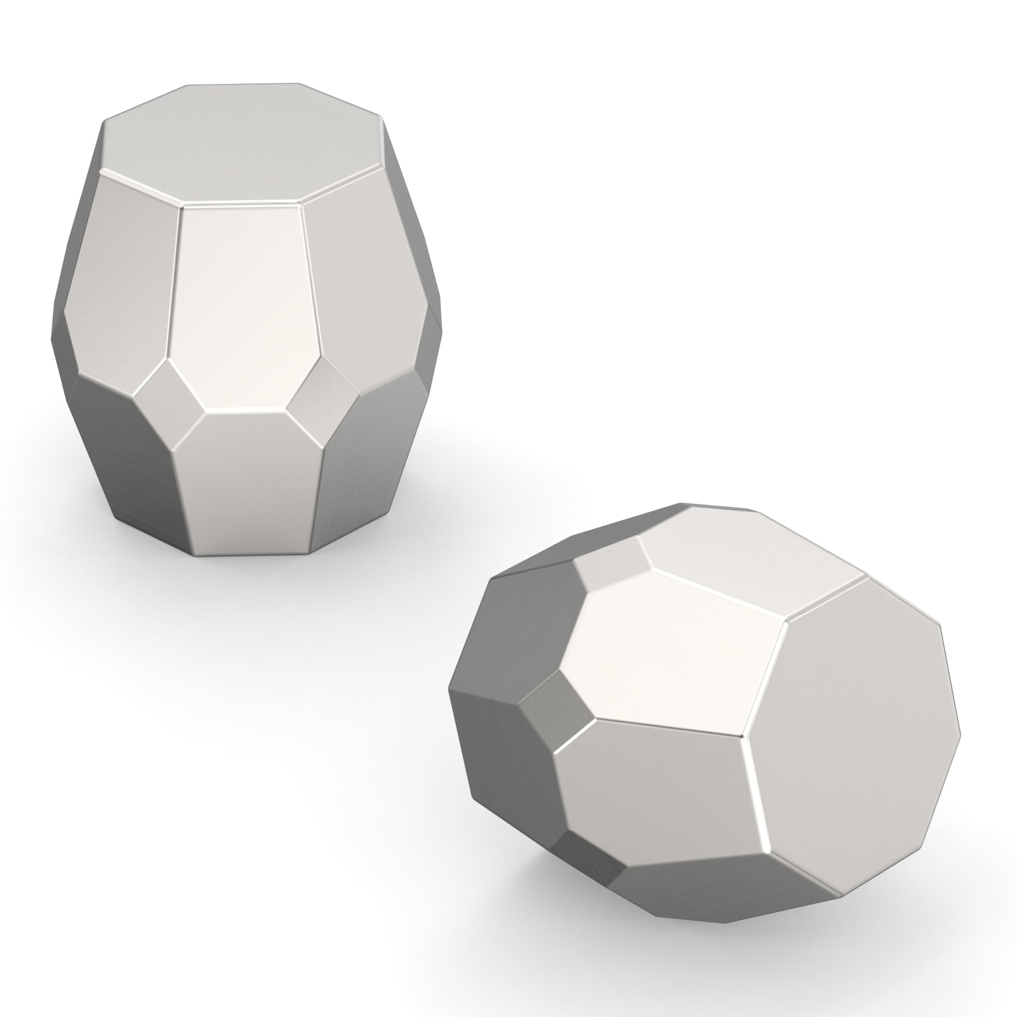 Asidrama 10 Pack Brushed Satin Nickel Kitchen Cabinet Knobs Drawer Knobs Cabinet Hardware Zinc Knobs for Dresser Drawers