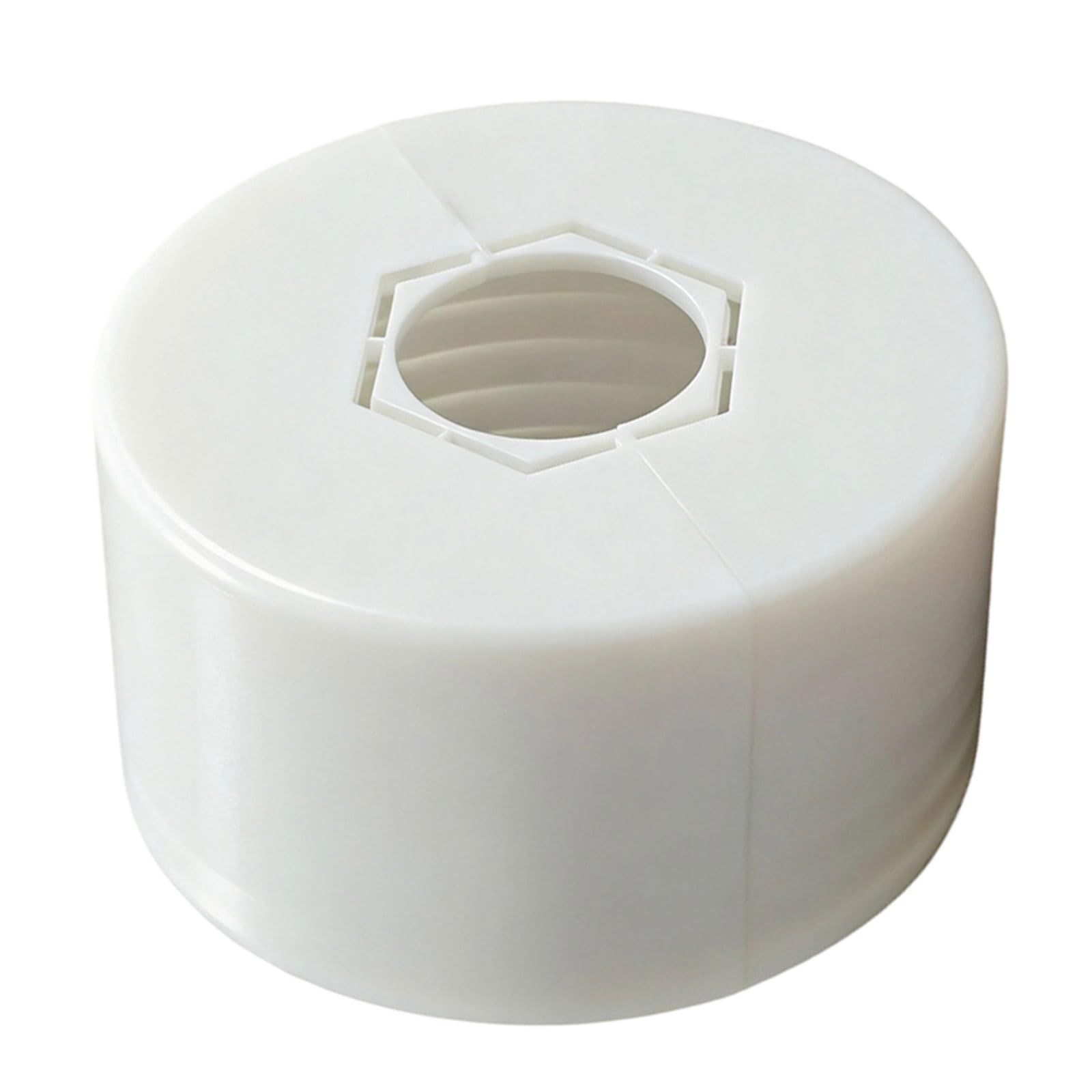 Jiingekk White Universals Faucet Plumbing Pipe Cover Light Weight Water Tap Connectors Panel Heighten Gate Wall Cap Easy To Use Shower Kitchen Faucet Decorative Cover