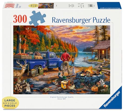 Sunset Lake 300 PC Grand Format Puzzle - vue 3