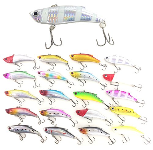 オルルド釣具 7cm 15g バイブレーション シーバス・ブラックバス・ヒラメ・マゴチ・タチウオ・サゴシ・ハマチ・アカメ・トラウト・ブラウン・ライギョ・ナマズなどに 実釣報告多数 シルバーグローストライプ qb110001d12 2枚目