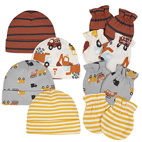 Image of Gerber unisex-baby Cap and Mitten Sets