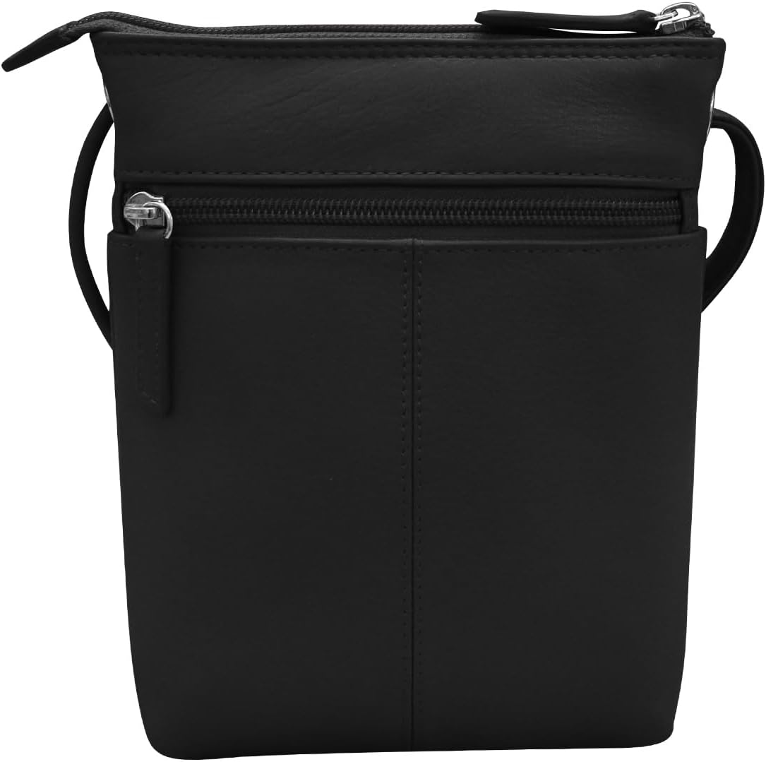 ili New York Leather Mini Sac Crossbody - Genuine Leather Crossbody Bags for Women with RFID Blocking, Adjustable Strap - Image 5