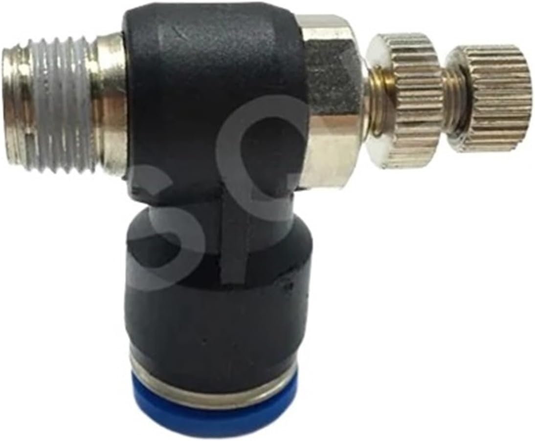 1pcs GRLA-1/8-1/4-3/8-QS-PK-4-6-8-RS-B GRLA-M5-QS-PK-3-4-6-RS-B One-way flow control valves(GRLA-M5-QS-4-B)