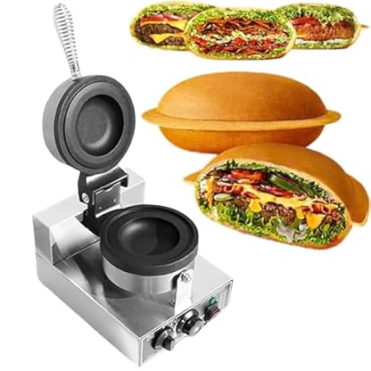 Burger-Maker-Maschine, elektrische Presse, Burger-Maschine, Eiscreme, Brioche, Hamburger-Maker, Panini-Presse, Antihaft-Platten, unabhängige Temperaturregelung für Bäckereien, Restaurants, D