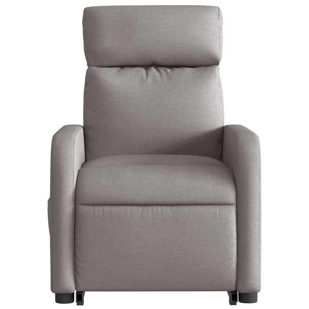 Sillón elevador eléctrico reclinable, color pardo, 110 kg