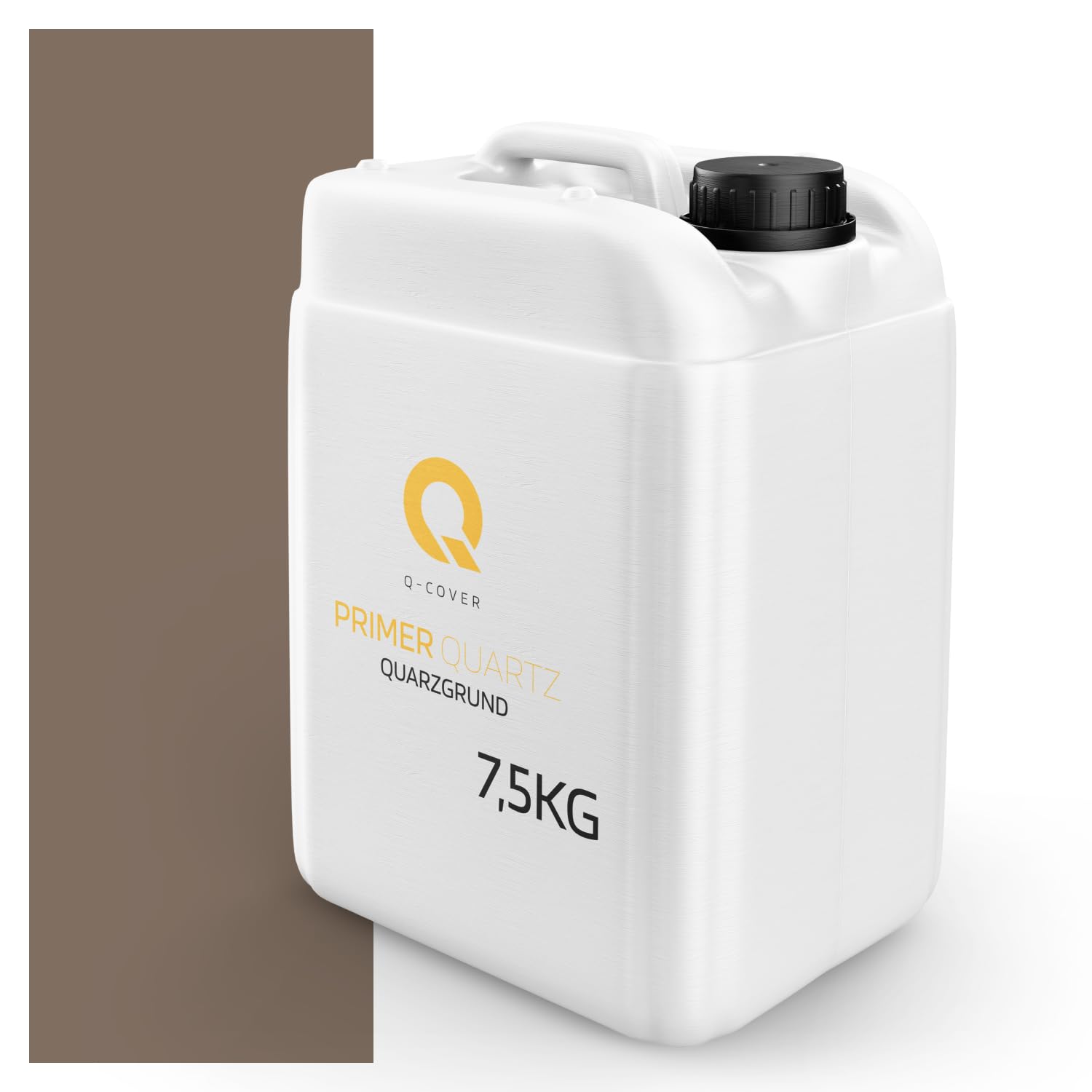 Quarzgrund für Dekorativer Putz mit Mica Braun D811 7,5KG | Acrylatdispersion Grundiermittel Innen & Außen für Wände und Decken Grundierung Schutz Mosaikputz ca. 0,3-0,4 KG/m2