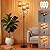 9MMML Farmhouse Boho Dimmable Floor Lamp with Rattan Shade, 68'' Tall Floor Standing Lamp, 3-Light Floor Lamp for Living Room, Bedroom, Office, Corner, 3 x E26 LED Bulb Included