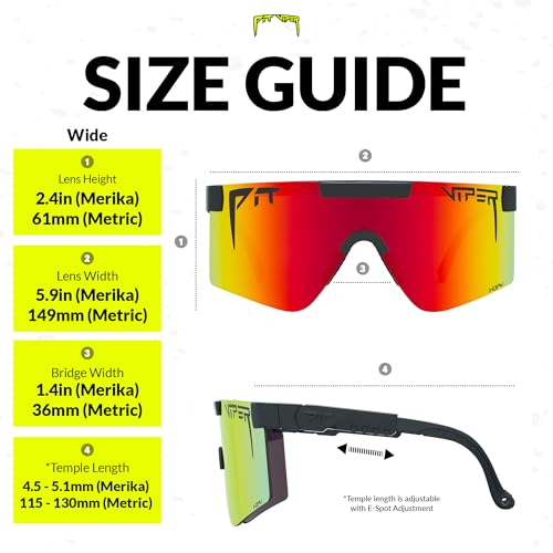 Image of Pit Viper Sunglasses I The Original 2.0 I 100% UV Lens, Indestructible Frame I Turbo Adjustable I Micro Fiber Bag & Straps