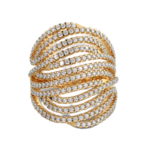 Bague d'éternité en argent cadeau idéal de luxe fait main moissanite