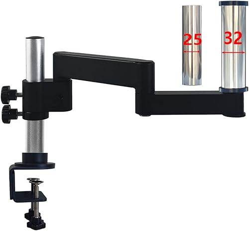 Soporte de brazo articulado para microscopio, soporte de microscopio universal giratorio de 360, para trinocular estéreo, microscopio profesional, Soporte de brazo articulado para microscopio, soporte de microscopio universal giratorio de 360, para trinocular estéreo, microscopio profesional,