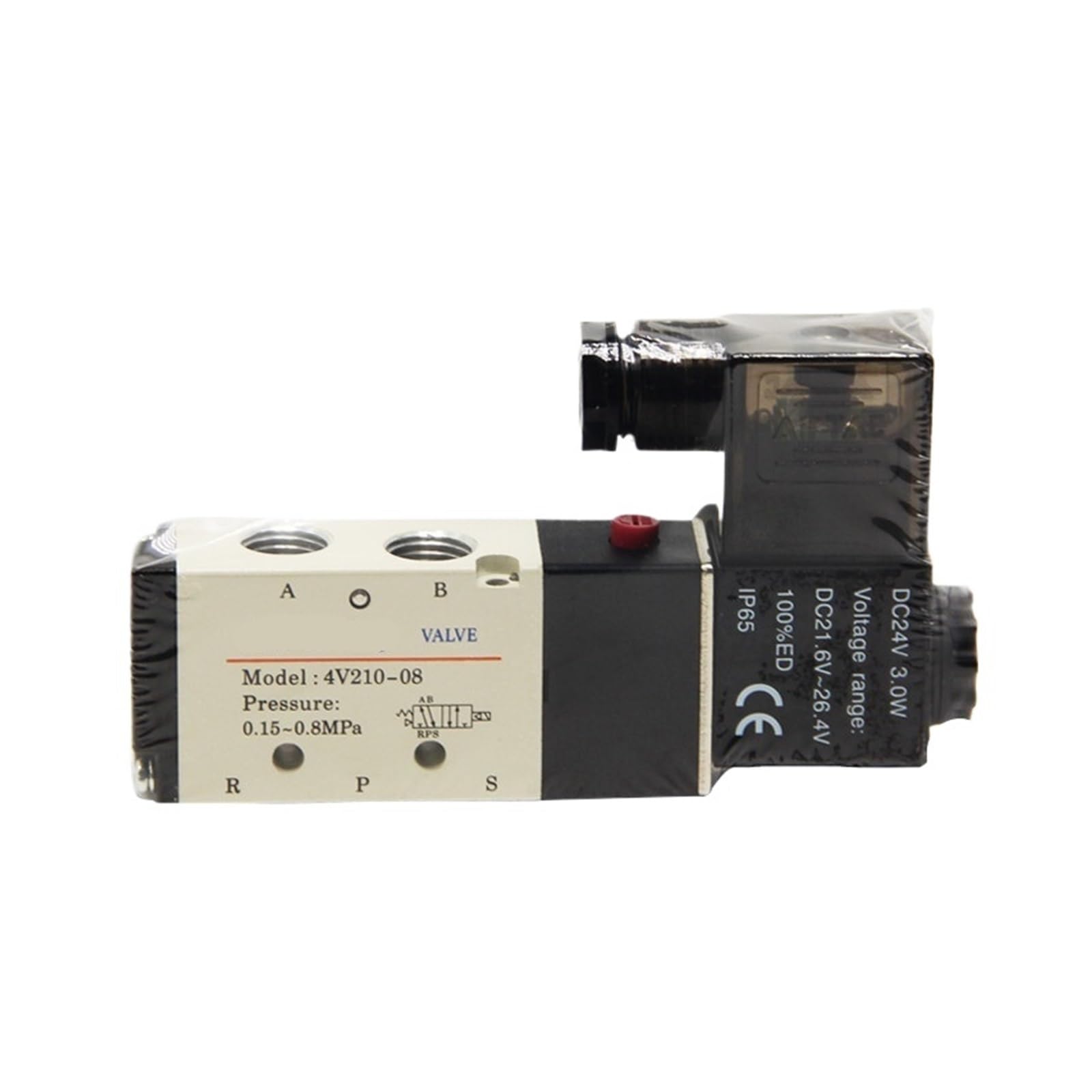 UWUKCJOKQ 4V210-06/08C Single Coil Solenoid Valve Control DC12V AC24V