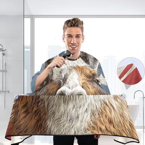 Capa de Barbería Impermeable 140x165 cm Unisex miniatura 7