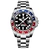 CADISEN Pagani Design Watches for Men， NH34 Movement GMT Automatic Watches ，100M Waterproof， Sapphire Glass 40mm Mechanical Watches PD-1662
