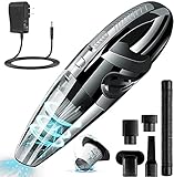 Uplayteck Aspirador de Coche, Aspirador de Mano con Cargador Aspirador Inalámbrico Recargable,...