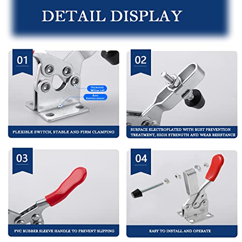 Xinlon 4 Pezzi Morsetti da Falegname