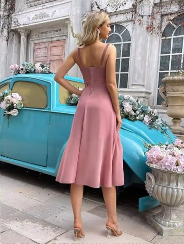 Women's Short Chiffon Bridesmaid Dresses Spaghetti Straps Cowl Neck Ruffle Formal Gowns LYK022