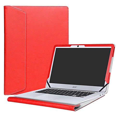 Alapmk Protective Case Cover For 14" Acer Chromebook 14 Cb3-431 Series Laptop(Not Fit Acer Chromebook 14 For Work Cp5-471 Series),Red #TOP17
