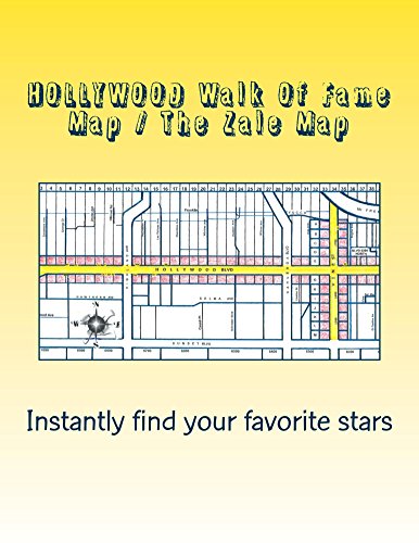 HOLLYWOOD Walk Of Fame Map / The Zale Map: How Many Stars Are On the HOLLYWOOD Walk Of Fame?