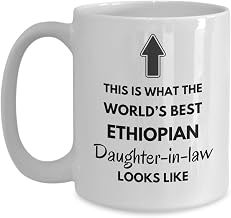 Daughter in Law Gift Daughter In Law ETHIOPIAN Daughter in Law Gift World’s Best ETHIOPIAN Daughter in Law Unique Gifts for Daughter in Law, Coffee Mu