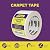 ATack Carpet Tape for Area Rugs and Carpets, Removable, 3 Inches x 20 Yards, Ideal for Stair Treads, Rugs, Carpets Over Carpets or Delicate Hardwood Floors