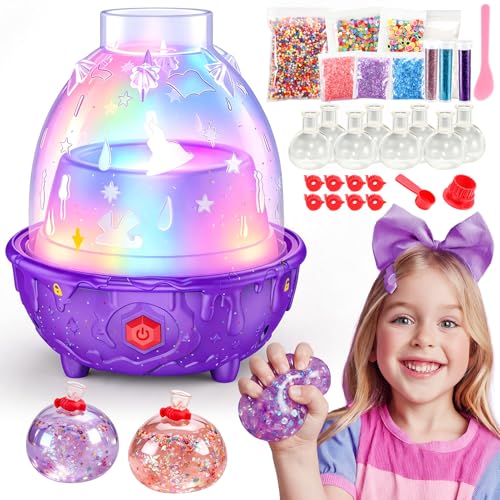 Naxudcoo DIY Squishy Making Kit for Girls Kids 5 6 7 8 Year Old Make Your Own Squishies Stress Ball Squishy Making with Auto-Inflation Creative Sensory Toy Birthday Christmas Gift for Kid Ages 5-12