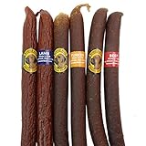 Bowser Beer Lamb, Turkey & Beef Doggy Sausage Cigars - 6 Pack