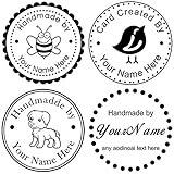 Custom Stamps Personalized - Handmade Stamp Round 1-5/8" Diameter